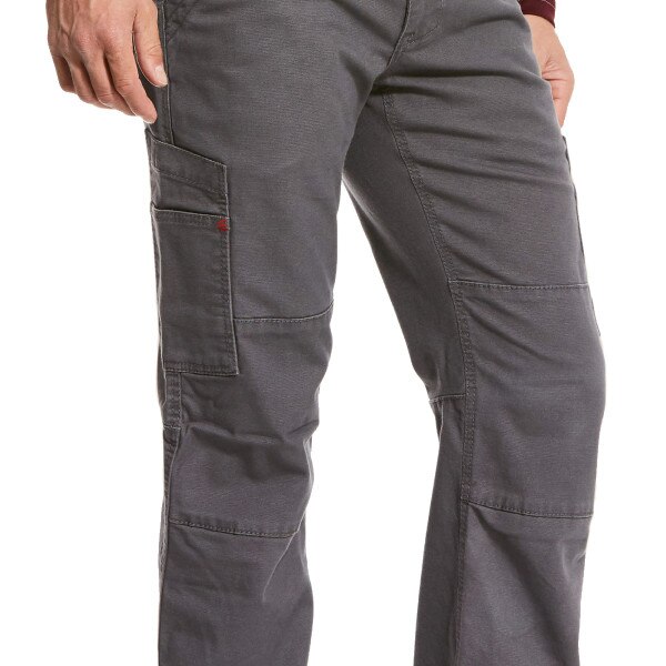 Ariat FR M5 Canvas Stackable Straight Leg Iron Gray Pant